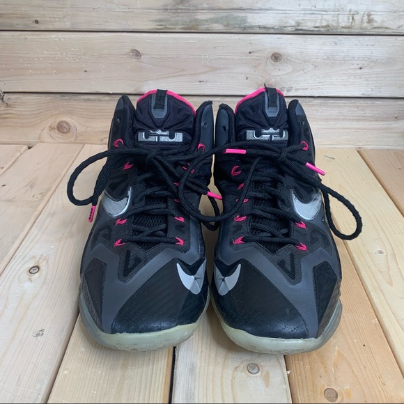 Nike Lebron 11 XI Sneakers Size 11 "Miami Nights" 616175-003 2013 - Picture 3 of 10